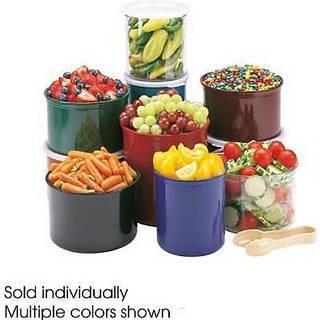 Cambro CP15110 - Salat crock med l?g 1-1/2 kvart sort