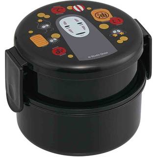 Spirited Away Two Layer Round Shape Lunch Box No Face & Lantern