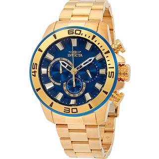Invicta 22587 Pro Diver Blå/Gul guldtonet stål Ø48.5 mm
