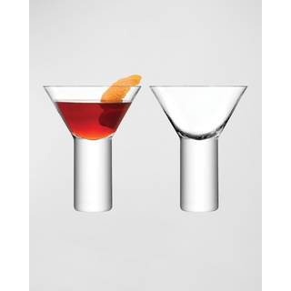 LSA International Glassware - 'Boris' cocktail glass, set of two in Clear Glass