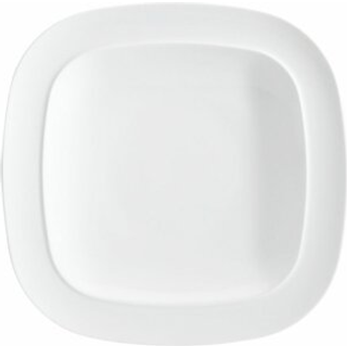 White Squares Dinner Plate -