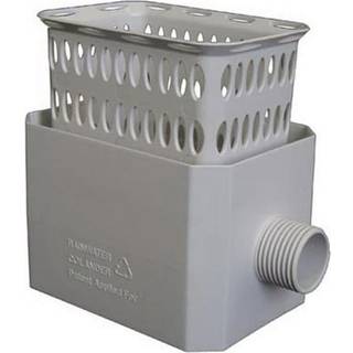 Flex-Drain 37043 Catch-A-Raindrop Rainwater Colander Kit 3 x 4-tommer hvid