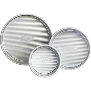 USA pan nonstick rund kage pan s?t p? 3 sm?