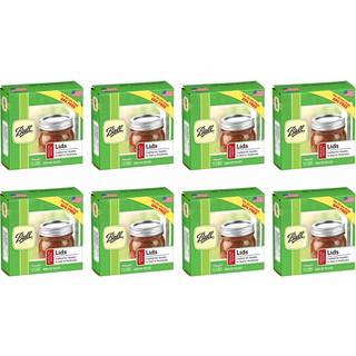 Ball Regular Mouth Låg til Glass Mason-krukker, der bruges til konserves Pickling Juice Jell Jelly 12-Count Pack med 8 (96-låg i alt)