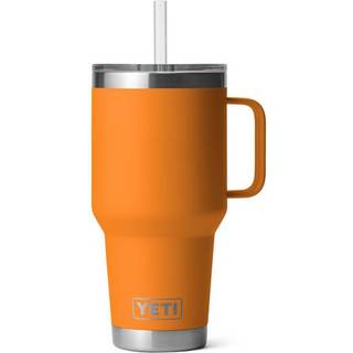 Yeti Rambler 35 oz tumbler med h?ndtag og halml?ge rejse krus vand tumbler vakuum isoleret kop med h?ndtag rustfrit st?l konge krabbe