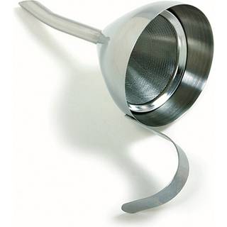 Norpro 242 rustfri ståltragt med sil 3-tommer munddiameter som vist