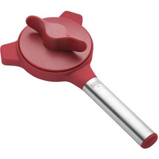 Kuhn Rikon Strain-Free Gripper Opener til krukker og flasker 8,75 x 4,25 x 2 tommer rød og sølv