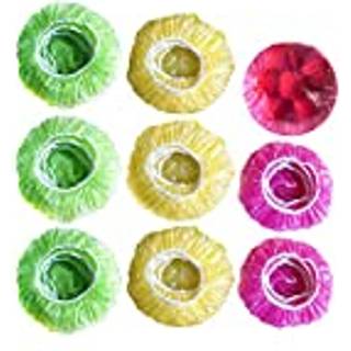 Elastisk madopbevaring d?kker genanvendelig str?kplastikindpakningsk?l d?kker elastisk alternativ til folie til familie udend?rs picnic 3 st?rrel