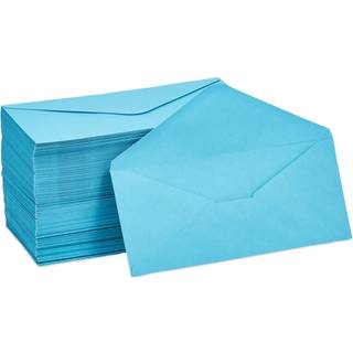 200 pakke #10 bl? farvede konvolutter Bulk - Gummed Seal Letter St?rrelse til festinvitationer Forretning Mailing Checks Holidays lyk?nskningskor