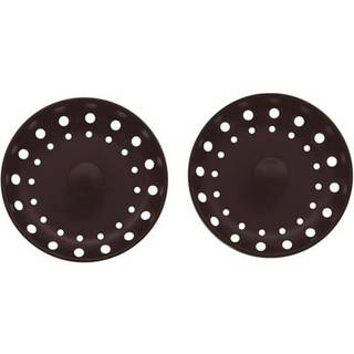 WestBrass D214S-2P-12 3-1/2 """" Standard rustfrit stål efter stil Stor køkkenvask Basket Sil Silen Drain Stopper 2 Pack Oil Rubbed Bronze