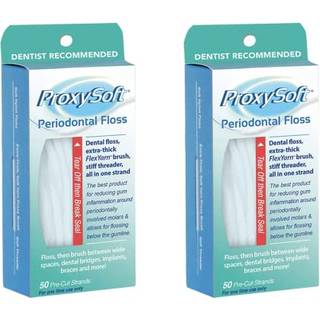 ProxySoft Periodontal Floss 2 pakker - Tandtrådtrådt seler Flosser og tyk proxybrush til daglig pleje af periodontal sygdom og tandkødssundhed -