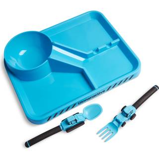 Middagsaktivt spisestue til b?rn - 3 stykker konstruktion tema sm?b?rns redskab