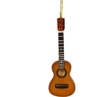 Broadway gave ukulele musikinstrument replika julepynt brun st?rrelse 5 tommer
