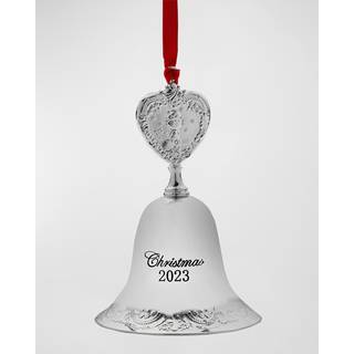 Wallace 2023 S?lvbelagt Grande Baroque Bell Ornament 29. udgave