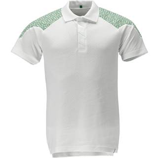 MASCOT® Poloshirt, kortærmet Hvid/Græsgrøn 20083-933-06333 6XL