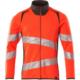 MASCOT® Sweatshirt med lynlås Hi-Vis Rød/Mørk Marine 19184-781-22210 XS