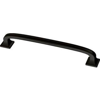 Franklin Brass Lombard (5-Pack) Skabsh?ndtag 5-1/16 """" Matte sort kabinet tr?kker h?ndtag til skabe og skuffer kabinet hardware-kommode h?ndtag s