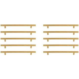 Quinn 7-9/16 """" Center til Center Brass Bar Pull Multipack (S?t p? 10)