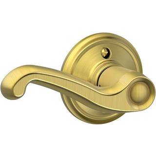 Schlage vänsterhänt spak som inte är svängande låssatin mässing (F170 FLA 608 lh)