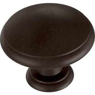 Franklin Brass Round Ringed Cabinet Knap Deep Bronze 1-1/4 in. (32 mm) skuffe Knap 5 Pack P35597K-324-B2
