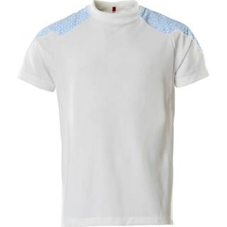 MASCOT FOOD & CARE T-shirt, kortærmet, hvid/græsgrøn - XS