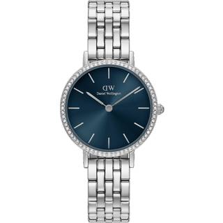 Daniel Wellington Petite Arctic Blue Sunray Dial Stainless Steel Strap Women's Watch DW00100664