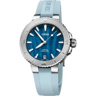 Oris 01 733 7770 4155-07 4 18 65FC Aquis Blå/Gummi Ø36.5 mm
