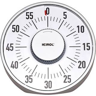 Heirol Heirol stor magnetisk timer Hvid-rustfrit stål