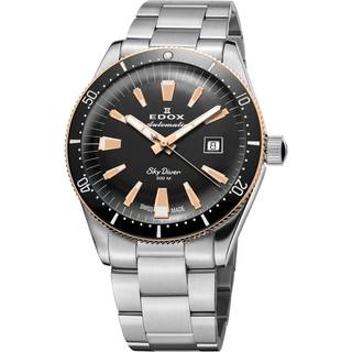 Edox 80126-357RNM-NIRB Skydiver Automatik Limited Edition Herrenuhr 42mm