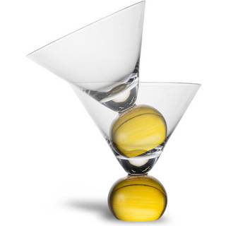 Byon Spice glas 24 cl 2-pak Gul/Klar