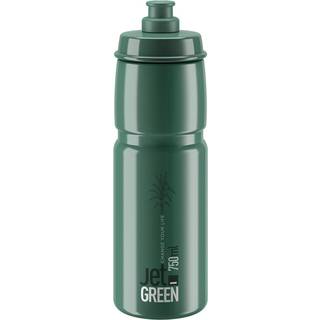 Elite Bottle Jet Green Dark Gr White Logo 750ml - Drikkeflaske