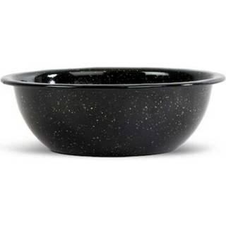 Sagaform Doris emaljeskål Ø16 cm Sort
