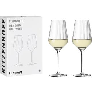 Sternschliff hvidvinsglas, 2 stk