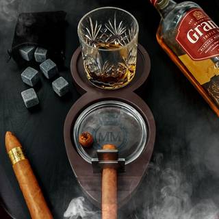 Mikamax Whisky & Cigar Tray