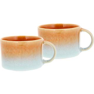 Villa Collection Styles krus med hank 16 cl 2-pak Blue-amber