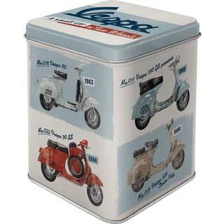 Vespa Mini-Blikæske 7,5x7,5x9,5 cm