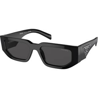 Prada PR 09ZSF Asian Fit 1AB5S0 55 Solbriller Mænd Black - Black - 55mm