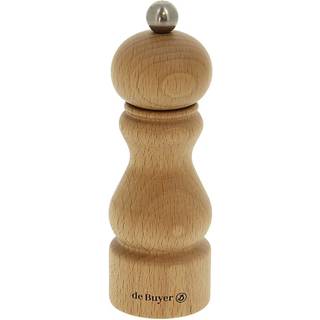 De Buyer Rumba salt- og peberkværn keramisk 14 cm Bøgetræ-lys