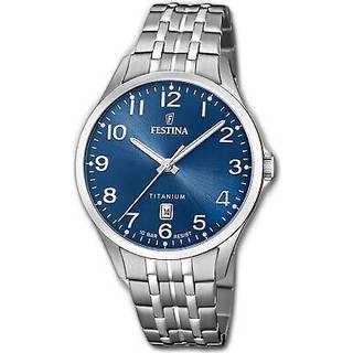 Herre Festina F20466/2 Sølv Ur - Ø 40 mm