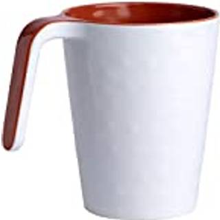 Kaffe/tekopper i melamin Marine Business Coral, non-slip, rød, 35 cl / 350 ml, 6-pak