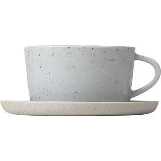 blomus Sablo tekop med underkop 25 cl 2 stk Cloud