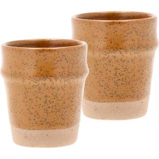 Evig 2-pak Espressokop, Amber, 10 cl