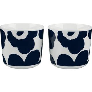 Unikko krus 2 stk, 2 dl, mørkeblå