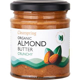 Clearspring Mandelsmør Crunchy Ø - 170 g.