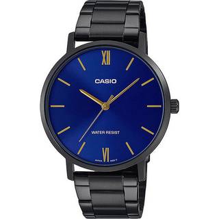 Herre Casio COLLECTION Blå Sort Ur (Ø 40 mm)
