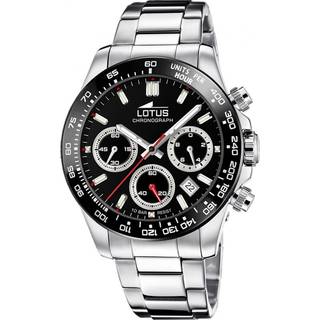 Lotus Freedom Chronograph herreur i stål med sort skive, Ø43