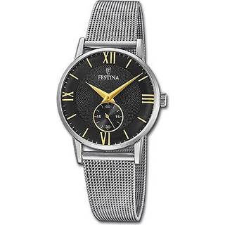 Herre Festina F20572/4 Sort Sølv Ur