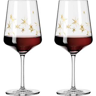 Ritzenhoff Celebration Deluxe Rødvinsglas Stars 2-pak 54 Cl - Vinglas Krystalglas Klar - 6141011