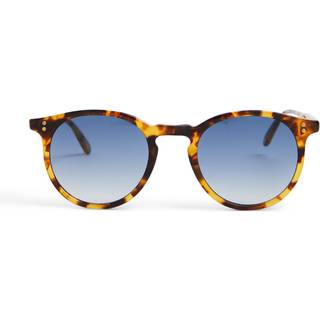 Garrett Leight CARLTON SUN BIO BGECR/BIO GRN 47 Solbriller Mænd Brun - Transparent Bio Beige - 47mm