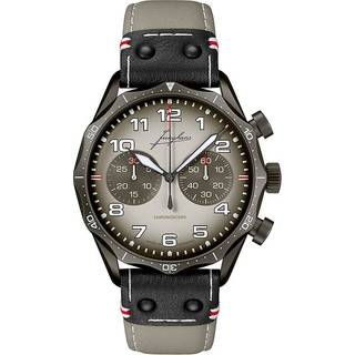 Junghans 27/3398.00 Meister Pilot Chronoscope Fliegeruhr für Herren Sand